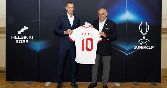 TFF Başkanı Büyükekşi, UEFA Başkanı Ceferin ile bir araya geldi