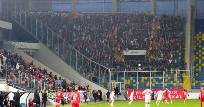 Samsunspor Eryaman Stadı'ndaki rutin uygulamayı istisna sanmış...