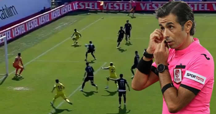 Yılın skandalı...Ankaragücü'nün hem golü hem de penaltısını iptal etti. Eleştri yağmuruna tutuldu