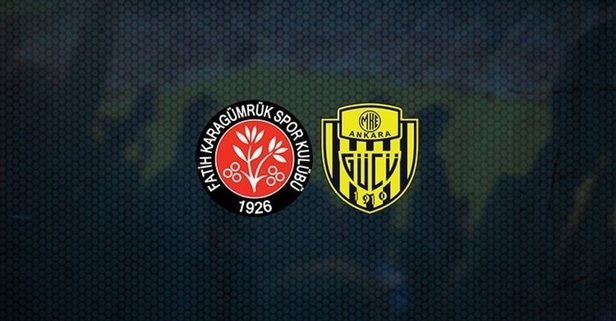 Ankaragücü Fatih Karagümrük karşısında... Hedef siftah yapmak