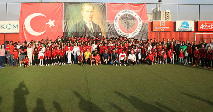 Gençlerbirliği'nde Cumhuriyet'in 100. yılı kutlaması