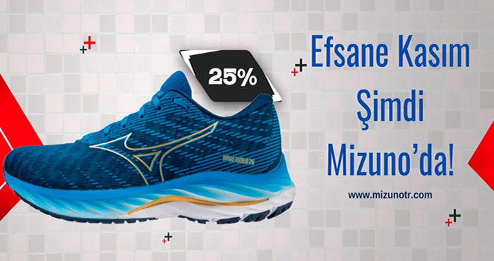 Mizuno'dan Kasım Ayı Sürprizi: Koşu Ayakkabılarında %25 İndirim!