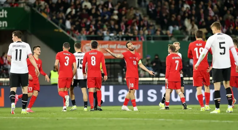 A Milli Takım Avusturya'ya farklı yenildi