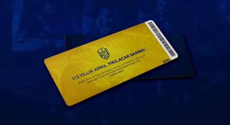 Ankaragücü'nde hatıra biletler satışa çıkıyor