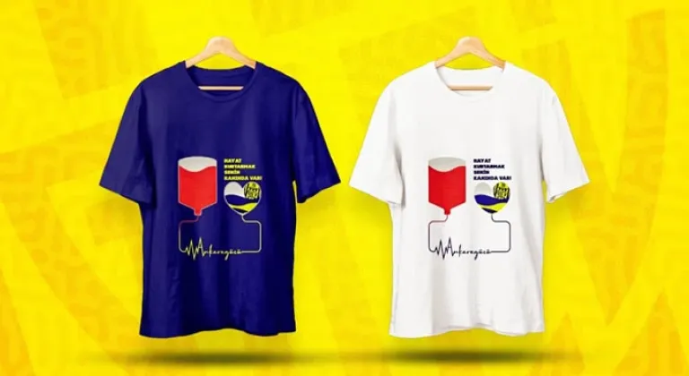 Ankaragücü'nden kan bağışına farkındalık tişörtü ile destek