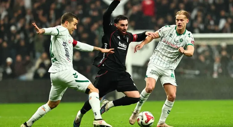 Beşiktaş Geri Dönüşle Kazandı! Konyaspor Deplasmandan Puan Çıkaramadı