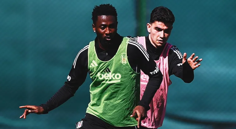 Beşiktaş’ta Gençlerbirliği mesaisi başladı! İki isim sahaya döndü
