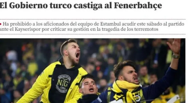 Fenerbahçe!nin yasağı dünya medyasında
