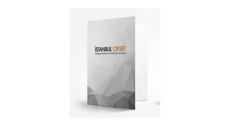 Kurumsal İmajı Güçlendiren Cepli Dosya Tasarımları İstanbul Ofset Matbaa’da