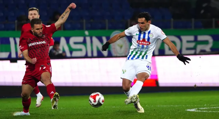 Rize'de gol yağdı ! Rizespor farklı kazandı