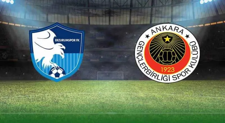 Trendyol 1.Lig zirvesinde soğuk savaş; Erzurumspor FK-Gençlerbirliği