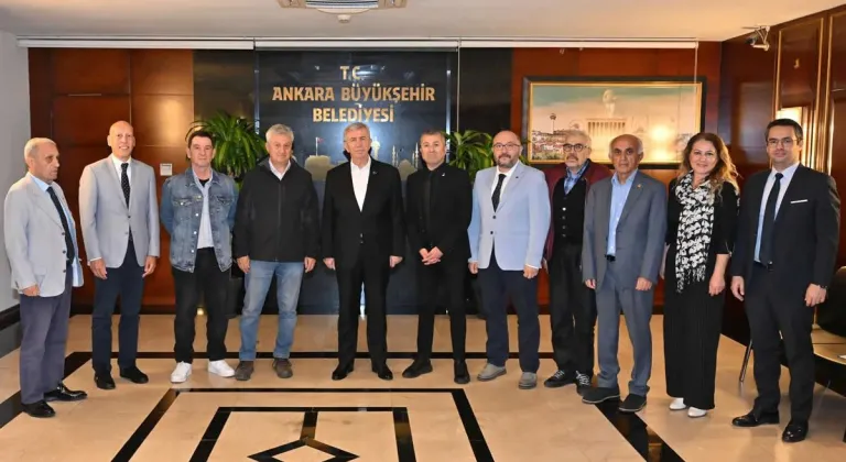 TSYD Ankara’dan Mansur Yavaş’a hayırlı olsun ziyareti