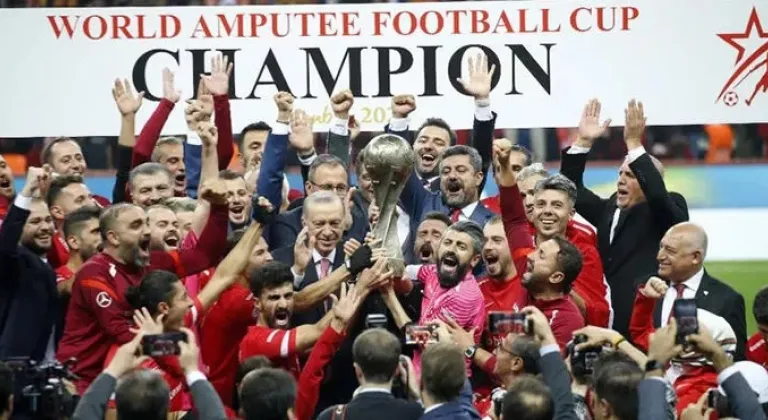 Türkiye Ampute Futbol Milli Takımı Dünya Şampiyonu