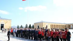 Gençlerbirliği Anıtkabir ziyareti