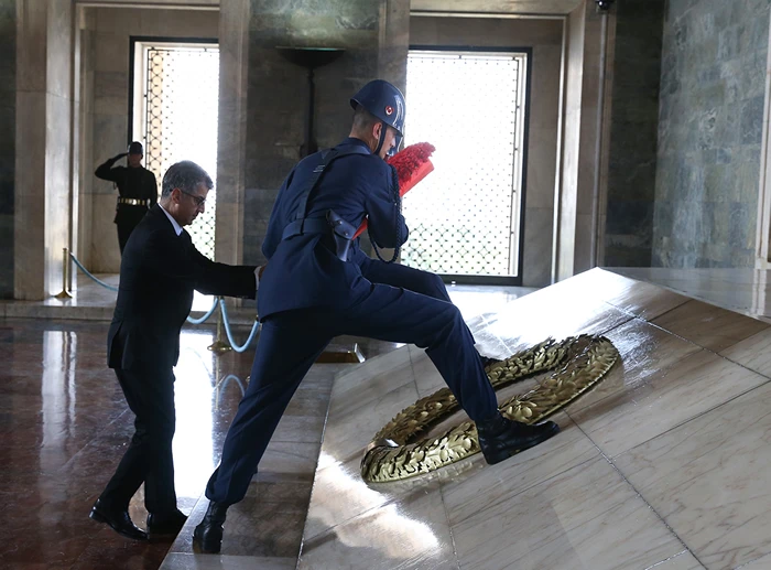 Gençlerbirliği Anıtkabir ziyareti