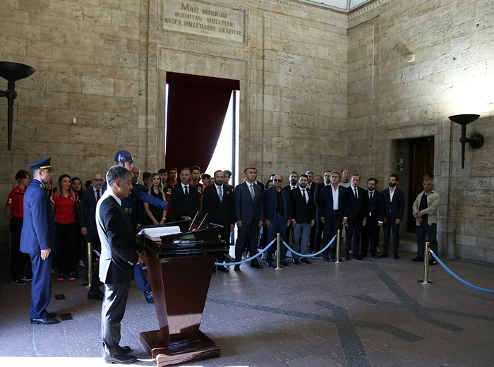 Gençlerbirliği Anıtkabir ziyareti