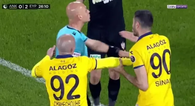 Ankaragücü maçındaki skandalı ortaya çıktı. Hakemliği bitiyordu!