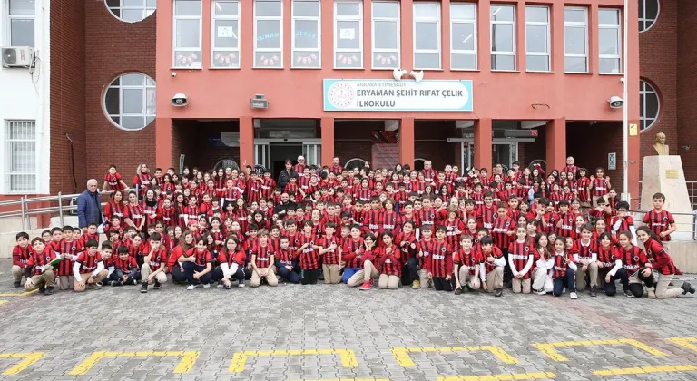 Gençlerbirliği Şehit Rıfat Çelik İlkokulu ziyareti