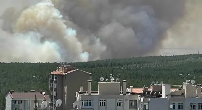 Ankara’da ODTÜ Çevre Yolunda Yangın: Müdahale Sürüyor
