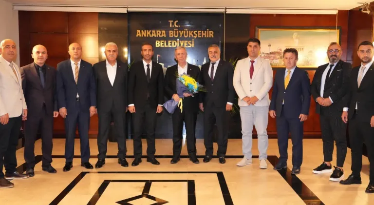 Ankaragücü’nden Mansur Yavaş’a ziyaret