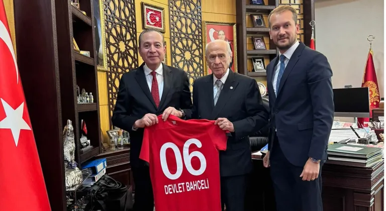 Gençlerbirliği’nden MHP Genel Başkanı Devlet Bahçeli’ye Ziyaret