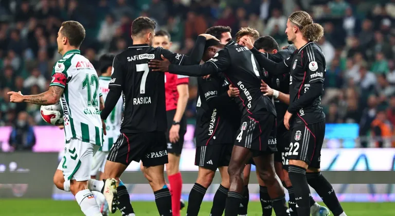Beşiktaş, Konyaspor Deplasmanında Dirençli Oyunla Kazandı