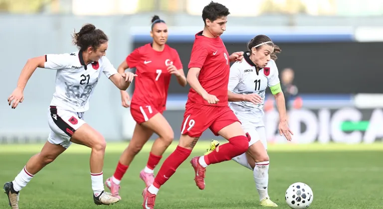 A Milli Kadın Futbol Takımı, Arnavutluk ile hazırlık maçında berabere kaldı
