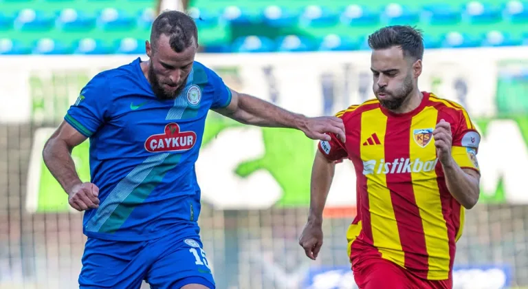 Kayserispor, Rizespor deplasmanında Benes’in golüyle üç puanı kaptı
