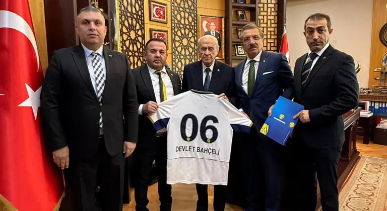 Ankaragücü Yönetiminden Devlet Bahçeli’ye Ziyaret