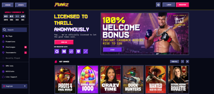 casino punkz